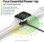 Amazfit Bip 5 Unity Smart Watch 46mm, 11-Day Battery, Fitness Activity Tracker with 120+ Sports Modes, Heart Rate & Sleep Monitor, Customizable Watch Faces, for Android & iPhone, Grey - Image 3