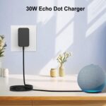 30W Power Cord for Alexa Echo Show 8, Echo Show 10, Echo Show 15, Echo 4th Gen Echo 3rd Gen, 18.5V 1.67A AC Adapter with 5.9ft Power Cable - Image 3