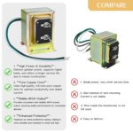 24-Volt AC 40VA Doorbell Transformer, Compatible with Ring Wired Video Doorbell and Thermostats, Easy to Install Hardwired Door Chime Power Supply for Multiple Smart Doorbells - Image 6