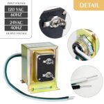 24-Volt AC 40VA Doorbell Transformer, Compatible with Ring Wired Video Doorbell and Thermostats, Easy to Install Hardwired Door Chime Power Supply for Multiple Smart Doorbells - Image 7