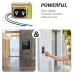24-Volt AC 40VA Doorbell Transformer, Compatible with Ring Wired Video Doorbell and Thermostats, Easy to Install Hardwired Door Chime Power Supply for Multiple Smart Doorbells - Image 8