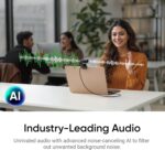 Insta360 Link 2 - PTZ 4K Webcam for PC/Mac, 1/2" Sensor, AI Tracking, HDR, AI Noise-Canceling Mic, Gesture Control for Streaming, Video Calls, Gaming, Works with Zoom, Teams, Twitch & More - Image 4