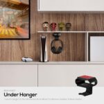 BRAINWAVZ Under Desk Headphone Hanger Stand for Steelseries Arctis Nova Pro Wireless Headsets with Dock for The Wireless Base Station (HPS02) - Image 4