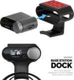 BRAINWAVZ Under Desk Headphone Hanger Stand for Steelseries Arctis Nova Pro Wireless Headsets with Dock for The Wireless Base Station (HPS02) - Image 5