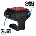 BRAINWAVZ Under Desk Headphone Hanger Stand for Steelseries Arctis Nova Pro Wireless Headsets with Dock for The Wireless Base Station (HPS02) - Image 6