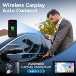 Wireless Carplay Adapter Small Car Play Dongle Mini CarPlay Wireless Adapter for Apple for iPhone iOS 11+ for OEM Wired Car Model 2017+, Black, U2C-AIR Pro - Image 3