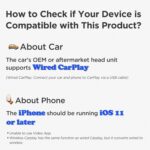 Wireless Carplay Adapter Small Car Play Dongle Mini CarPlay Wireless Adapter for Apple for iPhone iOS 11+ for OEM Wired Car Model 2017+, Black, U2C-AIR Pro - Image 7