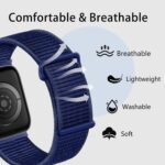 Sport Nylon Loop Strap Compatible with Apple Watch Bands 38/40/41/42/44/45/46/49mm, for Women Men，for IWatch Series SE 10/9/8/7/6/5/4/3 Ultra - Image 4