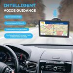 GPS Navigator for Car Truck RV, 7 Inch Touch Screen, Latest 2025 Maps for Car GPS, Support Voice Turn-by-Turn Guidance, Speed and Red Light Warning, Custom Truck Routing - Image 3