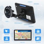 GPS Navigator for Car Truck RV, 7 Inch Touch Screen, Latest 2025 Maps for Car GPS, Support Voice Turn-by-Turn Guidance, Speed and Red Light Warning, Custom Truck Routing - Image 5