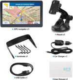 GPS Navigator for Car Truck RV, 7 Inch Touch Screen, Latest 2025 Maps for Car GPS, Support Voice Turn-by-Turn Guidance, Speed and Red Light Warning, Custom Truck Routing - Image 7