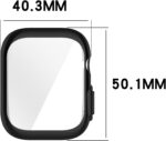 FitTurn Screen Protector Case for Huawei Watch D2 TPU Slim Case Cover [Plating Metal Color Frame] [3D Full Coverage] Shell Protective for Huawei Watch D2 Smartwatch (6Pack) - Image 3