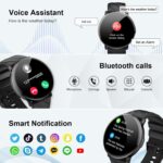 Smart Watch for Men Women with Call Text Reminder, Smartwatch 1.39" Touch Screen, Fitness Watch with Heart Rate/Sleep/Steps/Calories Monitor, 112+ Sport Mode, IP68 Waterproof Activity Trackers - Image 3