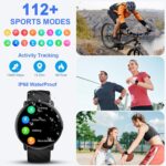 Smart Watch for Men Women with Call Text Reminder, Smartwatch 1.39" Touch Screen, Fitness Watch with Heart Rate/Sleep/Steps/Calories Monitor, 112+ Sport Mode, IP68 Waterproof Activity Trackers - Image 5