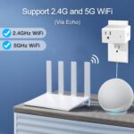YNF Smart Plug, Simple Setup with One Voice Command, Works with Alexa Only, Voice Control, Remote Control, Timer Function, ETL Listed, Bluetooth Mesh, Alexa Echo Required (4 Pack) - Image 6