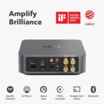 WiiM Amp: Multiroom Streaming Amplifier | Compatible with AirPlay, Google Cast, Alexa | HDMI, Voice Control | Stream from Spotify, Amazon Music, Tidal & More | Space Gray - Image 3