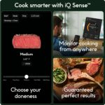 CHEF iQ Sense Smart Wireless Meat Thermometer with 3 Ultra-Thin Probes, Unlimited Range Bluetooth Meat Thermometer, Digital Food Thermometer for Remote Monitoring of BBQ Grill, Oven - Image 3
