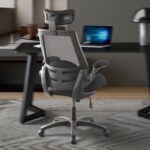 BOLISS 400lbs High Back Ergonomic Mesh Computer Office Desk Chair with Super Soft Adjustable Arms Molded Foam Seat Lumbar Support(Black) - Image 3