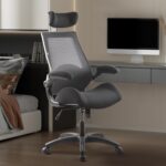 BOLISS 400lbs High Back Ergonomic Mesh Computer Office Desk Chair with Super Soft Adjustable Arms Molded Foam Seat Lumbar Support(Black) - Image 5