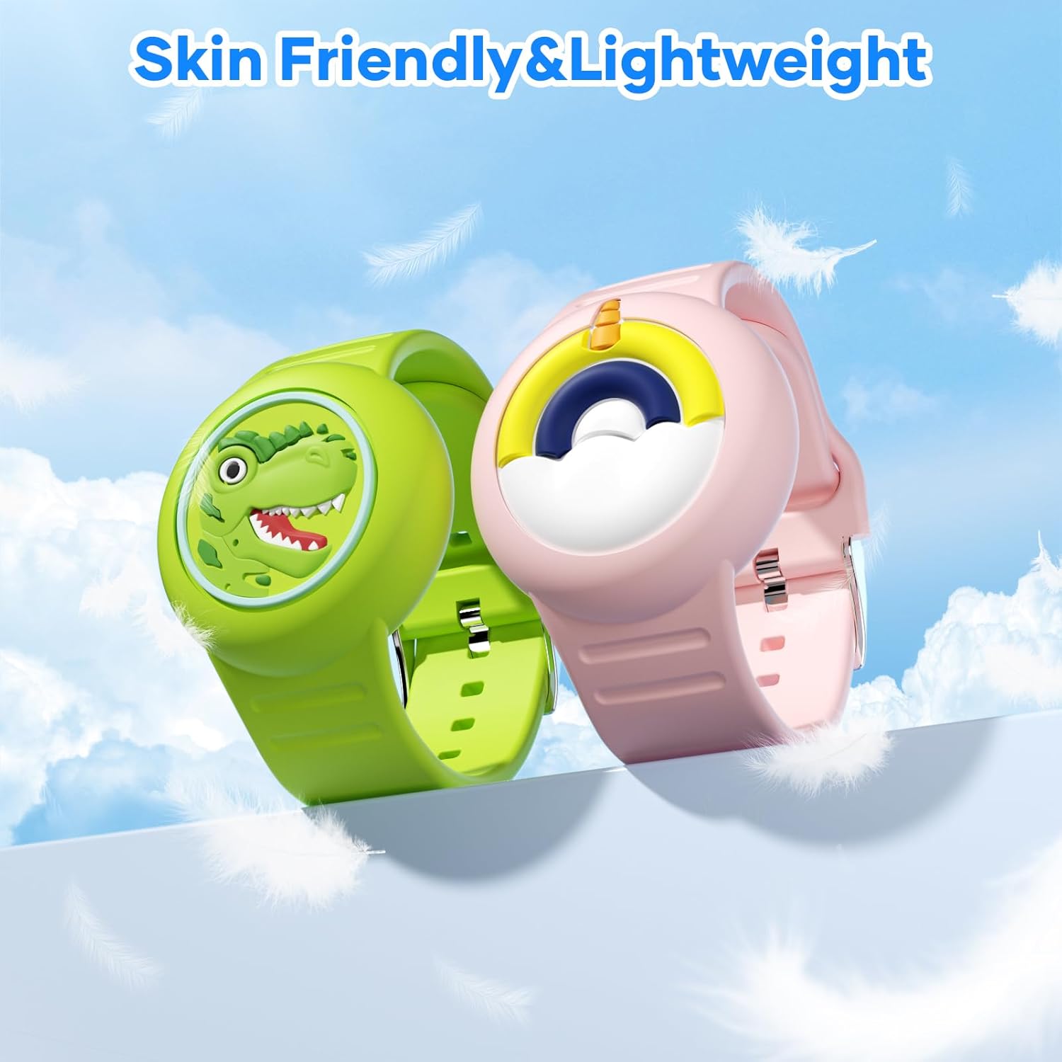 Waterproof Airtag Bracelets for Kids，Apple Air tag Holder for Kids-Soft Silicone Hidden Air tag Wristband - Lightweight GPS Tracker AirTag Watch Band for Child - Image 6