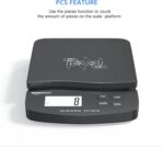 Amazon Basics Digital Postal Table Top Scale, AC Adapter, Counting Function, 65 pound Capacity, 0.1 Ounce Readability, Black - Image 6