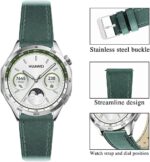 Bands Compatible with Samsung Galaxy Watch 46mm / Galaxy 3 45mm / Huawei Watch GT5 / GT5 Pro / 4/4 Pro / 3/3 Pro / GT4 / GT3 46mm, 22mm Printed Pattern Leather Replacement Strap - Image 4