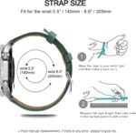 Bands Compatible with Samsung Galaxy Watch 46mm / Galaxy 3 45mm / Huawei Watch GT5 / GT5 Pro / 4/4 Pro / 3/3 Pro / GT4 / GT3 46mm, 22mm Printed Pattern Leather Replacement Strap - Image 6