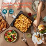 COSORI 6.8Qt Air Fryer, 12-in-1 Dual Blaze for 360° Crispy Meals, No Shaking & Preheating to Fast Cooking with Bake, Roast, Broil, 100+In-App Recipes, Dishwasher Safe - Image 6