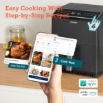 COSORI 6.8Qt Air Fryer, 12-in-1 Dual Blaze for 360° Crispy Meals, No Shaking & Preheating to Fast Cooking with Bake, Roast, Broil, 100+In-App Recipes, Dishwasher Safe - Image 8