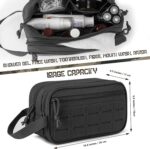 QT&QY Tactical Toiletry Bag For Men Hygiene Bag EDC Military Tool Molle Pouches Small Dopp Kit Mens Shaving Kit Travel shower Bags - Image 3