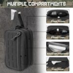 QT&QY Tactical Toiletry Bag For Men Hygiene Bag EDC Military Tool Molle Pouches Small Dopp Kit Mens Shaving Kit Travel shower Bags - Image 5
