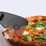 Kitchen Gadgets Set 5 Pieces, Space Saving Cooking Tools Kitchen Accessories - Fruit/Vegetable Peeler, Cheese/Chocolate Grater, Bottle Opener, Pizza Cutter, Garlic/Ginger Grinder Gift Set (Black) - Image 4