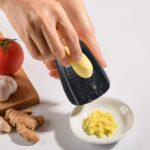 Kitchen Gadgets Set 5 Pieces, Space Saving Cooking Tools Kitchen Accessories - Fruit/Vegetable Peeler, Cheese/Chocolate Grater, Bottle Opener, Pizza Cutter, Garlic/Ginger Grinder Gift Set (Black) - Image 6