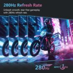 Z-Edge 27-inch Curved Gaming Monitor 16:9 1920x1080 280Hz 1ms Frameless LED Gaming Monitor, UG27P AMD Freesync Premium Display Port HDMI - Image 3