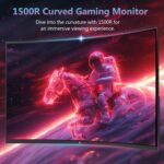 Z-Edge 27-inch Curved Gaming Monitor 16:9 1920x1080 280Hz 1ms Frameless LED Gaming Monitor, UG27P AMD Freesync Premium Display Port HDMI - Image 4