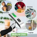 Jeffbaubl 3 Pack Digital Luggage Scale,Luggage Weight Scale,110LB Baggage Scale with Backlit LCD Display,Portable Hanging Baggage Scale,Suitcase Weight Scale with Hook for Travel Home - Image 7