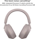 Sony WH-1000XM5 Noise Canceling Wireless Headphones - 30hr Battery Life - Over-Ear Style - Optimized for Alexa and Google Assistant - Built-in mic for Calls - Smoky Pink - Image 3