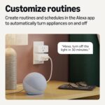 Amazon Basics Smart Plug, Works with Alexa Only, 2.4 GHz Wi-Fi, No Hub Required, 4 Pack, White - Image 5