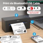 Nelko Bluetooth Thermal Shipping Label Printer, Wireless 4x6 Shipping Label Printer for Shipping Packages, Support Android, iPhone and Windows, Widely Used for Amazon, Ebay, Shopify, Etsy, USPS - Image 3