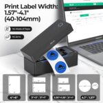 Nelko Bluetooth Thermal Shipping Label Printer, Wireless 4x6 Shipping Label Printer for Shipping Packages, Support Android, iPhone and Windows, Widely Used for Amazon, Ebay, Shopify, Etsy, USPS - Image 4