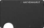 Hayvenhurst Wallet For Men - Reinvented Design Men's Wallet - Slim, Minimalistic & Seamless Card Case, Blocks RFID Scanners, Holds 12 Cards (Obsidian) - Image 4