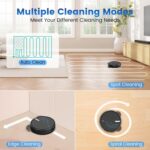 AIRROBO Robot Vacuum and Mop, 3000Pa Strong Suction Power Vacuum Mop Robot, Wi-Fi/App/Alexa, Self-Charging Robotic Vacuum for Hard Floor, Pet Hair and Low-Piled Carpet, Slim Design, Quiet，P30 - Image 4