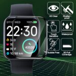 Compatible for Amazfit Bip 6 Screen Protector, [3 Pack] 3D Full Coverage PET Screen Protector Film Compatible for Amazfit Bip 6 Smart Watch 46mm (3 Pack) - Image 5