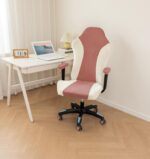 Lavish Cover Velvet Stretchable Gaming Chair Cover, Washable, Anti-Scratch Slipcover with Armrest Protection, Cat Scratch Proof for Office and Computer Chairs(No Chair, Pink) - Image 6