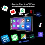 3-in-1 Wireless CarPlay Adapter & Android Auto Wireless Adapter, Plug & Play, Easy Setup, Supports Netflix, YouTube, TF Card, and More for Cars with OEM Wired CarPlay/Android Auto - Image 4