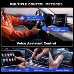 3-in-1 Wireless CarPlay Adapter & Android Auto Wireless Adapter, Plug & Play, Easy Setup, Supports Netflix, YouTube, TF Card, and More for Cars with OEM Wired CarPlay/Android Auto - Image 7