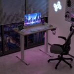 35 * 20 Electric Standing Desk, Adjustable Height Sit Stand Up Desk, Motorized Home Office Computer Gaming Workstation Desk - Image 5