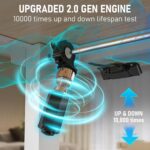 35 * 20 Electric Standing Desk, Adjustable Height Sit Stand Up Desk, Motorized Home Office Computer Gaming Workstation Desk - Image 6