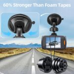6Pcs Heavy Duty Dash Cam Mounting Tape - Ultra Heat Resistant Double-Sided Adhesive Pads for Windshield, Dashboard, GPS & Camera Holders | 60% Stronger Than Foam Tapes, Weatherproof & Customizable - Image 3