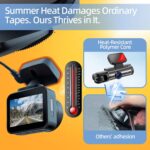 6Pcs Heavy Duty Dash Cam Mounting Tape - Ultra Heat Resistant Double-Sided Adhesive Pads for Windshield, Dashboard, GPS & Camera Holders | 60% Stronger Than Foam Tapes, Weatherproof & Customizable - Image 4
